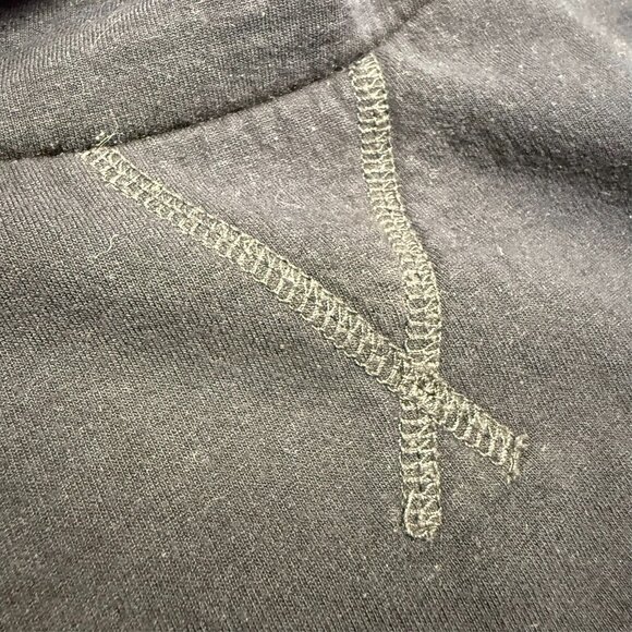 Ami Paris Alexandre Mattiussi Viscose Hoodie Blue Pullover Large - Picture 3 of 6